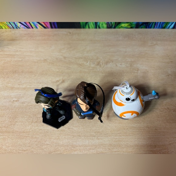 Star Wars Custom Christmas Ornament Of 3, Mandalorian Cara Dune, BB-8 - Picture 3 of 11